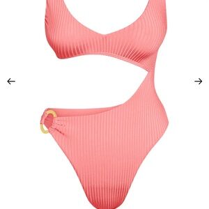 Monday Swimwear Pink One Piece Swimsuit